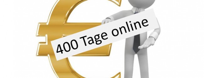 400 Tage online – Herzlichen Dank an unsere Leser!