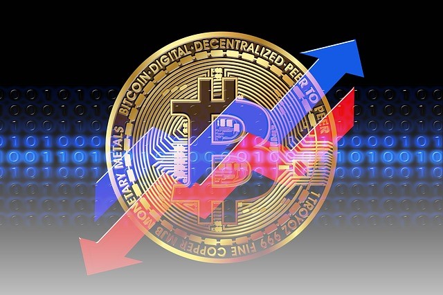 Bitcoin auf und ab