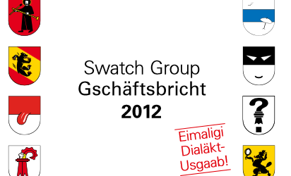 Swatch-Geschäftsbericht auf Schweizerdeutsch