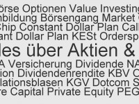 Aktien Zusammenfassung