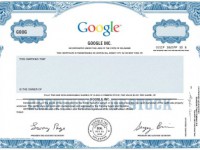Ein Bild der Google Aktie