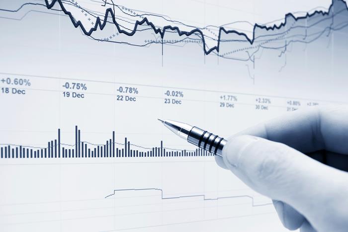Chart, Aktien, Börse